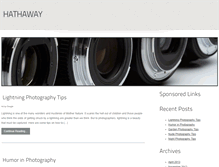 Tablet Screenshot of hathaway.com